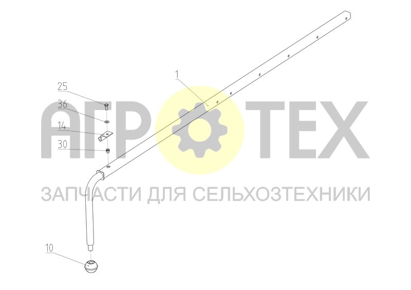 Чертеж Рычаг (S300.49.03.660)